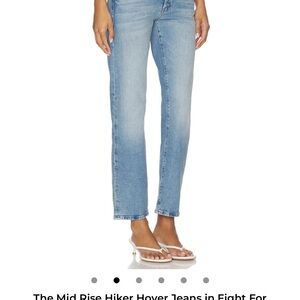 MOTHER Straight Leg Jeans in Light Blue